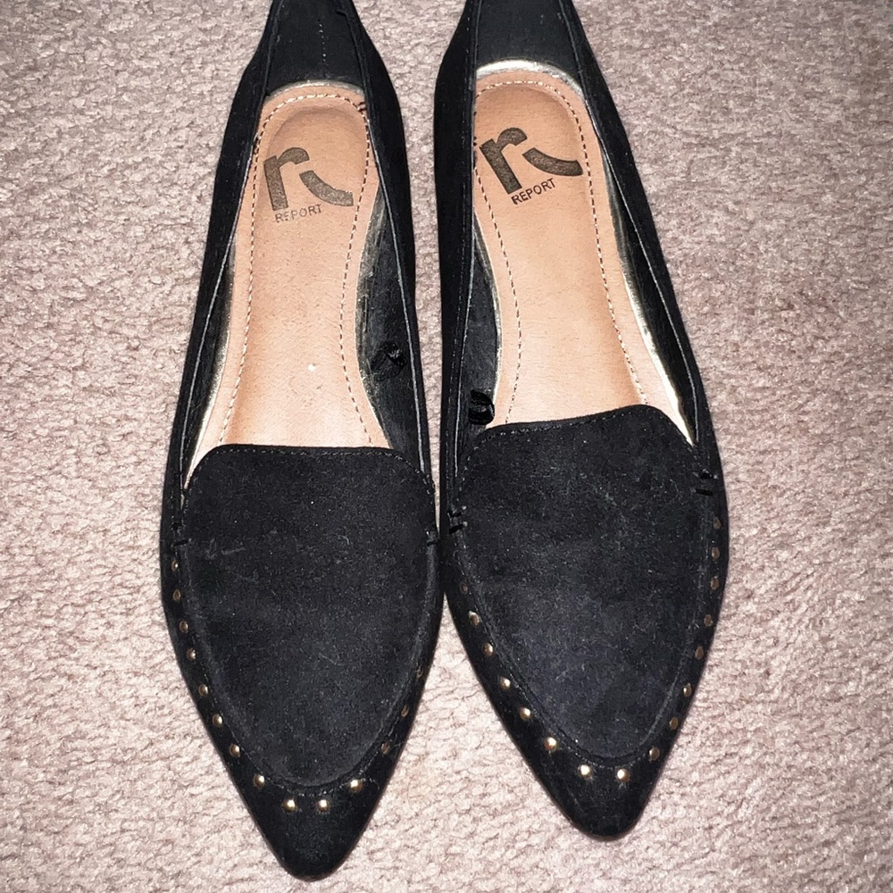 Womens Pointed Black Flats
